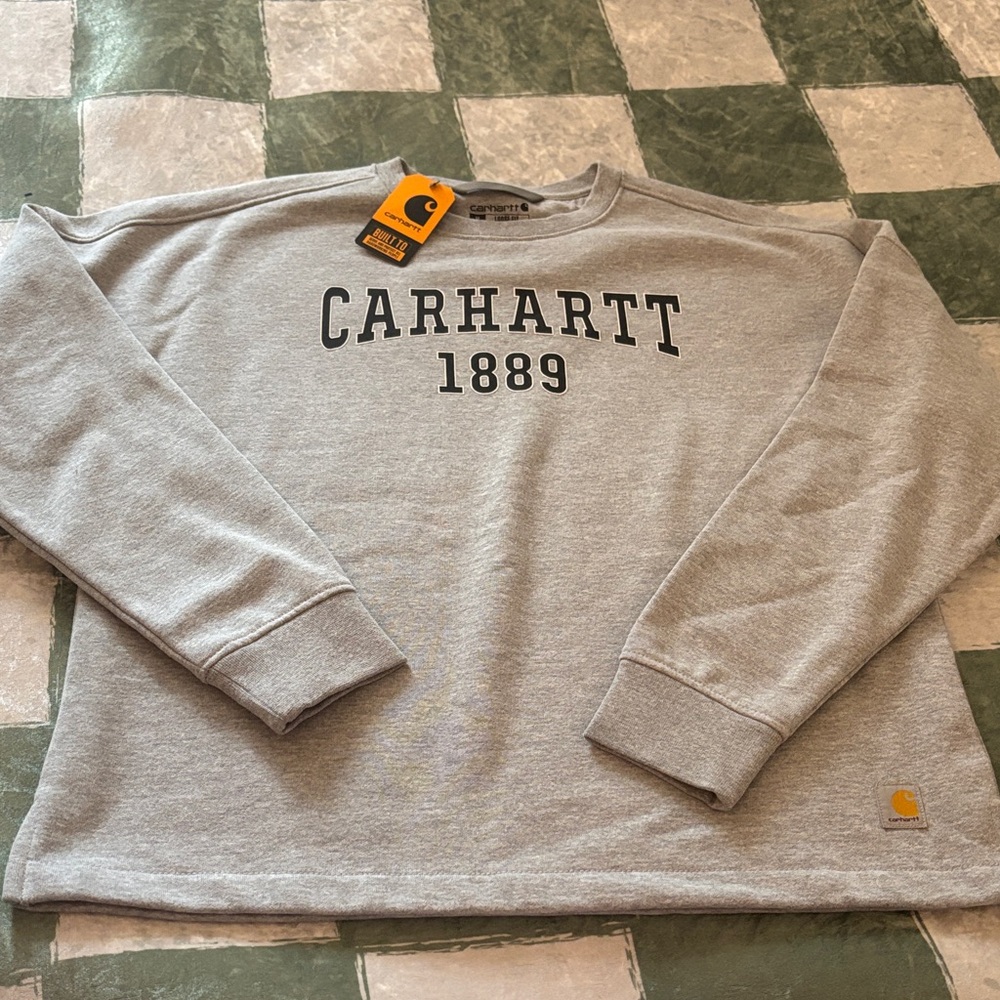 NWT Carhartt Women’s loose fit midweight graphic sweatshirt